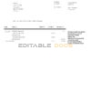 Ireland AIB bank statement template in Word and PDF format
