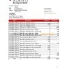 Kuwait Boubyan bank statement easy to fill template in .xls and .pdf file format