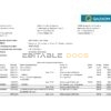 Kazakhstan Qazkom bank statement easy to fill template in Excel and PDF format