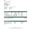 Kenya Co-operative Bank of Kenya bank statement easy to fill template in Excel and PDF format