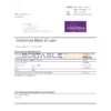 Laos Indochina Bank statement easy to fill template in Excel and PDF format