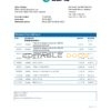 Lebanon BBAC Bank statement easy to fill template in .xls and .pdf file format