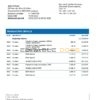 Lebanon BBAC Bank proof of address statement template in Word and PDF format