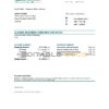Lebanon Emirates Lebanon Bank statement template in Excel and PDF format, good for address prove