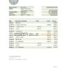 Liberia Central Bank of Liberia bank statement easy to fill template in .xls and .pdf file format