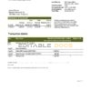 Liberia IB International Bank proof of address statement template in .xls and .pdf file format