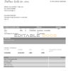 Libya Central Bank of Libya proof of address bank statement template in Word and PDF format (.doc and .pdf)