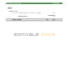 Malaysia Packet 1 Network bank statement template in Excel and PDF format (3 pages)