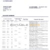 Malta Lombard Bank Malta p.l.c bank statement template in Word and PDF format