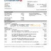 Mexico Citibanamex bank proof of address statement template in Word and PDF format