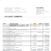 Mexico Inbursa Bank statement template in Word and PDF format, good for address prove