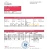 Montenegro Addiko Bank statement easy to fill template in .xls and .pdf file format
