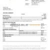 Morocco CIH bank proof of address statement template in Word and PDF format