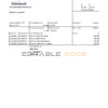 Netherlands Rabobank bank statement easy to fill template in .xls and .pdf file format