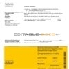 New Zealand Ami Insurance Limited bank statement template in Word and PDF format