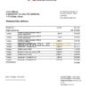 Oman Bank Muscat proof of address bank statement template in Word and PDF format (.doc and .pdf)