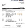 Peru Banco de Credito del Peru (BCP) proof of address bank statement template in Word and PDF format