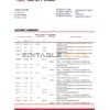 Poland Bank Pekao S.A. bank statement easy to fill template in Excel and PDF format