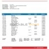 Romania Banca Transilvania bank statement template in Word and PDF format, version 1