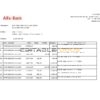 Russia Alfa bank statement easy to fill template in .xls and .pdf file format