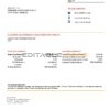 Senegal Attijariwafa Bank proof of address statement template in Word and PDF format