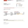 Senegal Attijariwafa Bank statement easy to fill template in Excel and PDF format