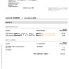 Singapore DBS bank proof of address statement template in Word and PDF format, 4 pages