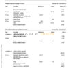 Singapore DBS bank proof of address statement template in Word and PDF format, 4 pages