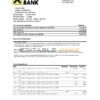 Slovakia Raiffeisen Bank statement easy to fill template in Excel and PDF format