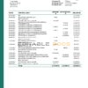 Slovenia Abanka d.d bank statement template in Word and PDF format