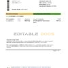 Somalia Dara Salaam Bank statement template in Excel and PDF format