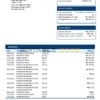 South Korea KDB bank proof of address statement template in Word and PDF format