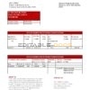 Syria Cham Bank proof of address statement template in Excel and PDF format, .xls and .pdf format