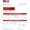 Syria Cham Bank proof of address statement template in Word and PDF format, .doc and .pdf format