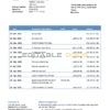 Tajikistan The First MicroFinance (FMFB) bank proof of address statement template in Word and PDF format