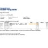 Thailand Bangkok bank statement easy to fill template in Excel and PDF format