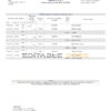 Tunisia Amen Bank statement easy to fill template in Word and PDF format