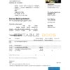 USA BMO Bank of Montreal bank proof of address statement template in Excel and PDF format