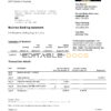 USA BMO Bank of Montreal bank proof of address statement template in Word and PDF format