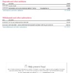 USA Bank of America bank statement template in Excel and PDF format (4 pages), version 3