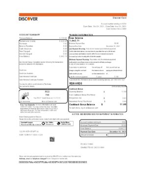 USA Editable Templates 1 USA Discover bank statement template in Excel and PDF (.xls and .pdf file) format