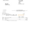 USA HSBC bank statement template in Word and PDF format, 2 pages, version 2