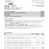 USA New York CFSB bank statement template in Excel and PDF format, 2 pages