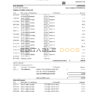 USA U.S. Bank statement template in Excel and PDF (.xls and .pdf file) format (3 pages)