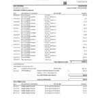 USA U.S. Bank statement template in Excel and PDF (.xls and .pdf file) format (3 pages)