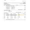 USA U.S. Bank statement template in Excel and PDF (.xls and .pdf file) format (3 pages)