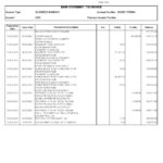 Uganda Stanbic bank statement template in Excel and PDF format (3 pages)