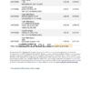 United Kingdom Barclays bank statement template in Word and PDF format, version 3 (2 pages)