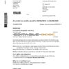 United Kingdom HM Revenue & Customs tax credits award statement template in Word and PDF format (.doc and .pdf)