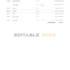 United Kingdom Monese bank statement template in Word and PDF format, 2 pages